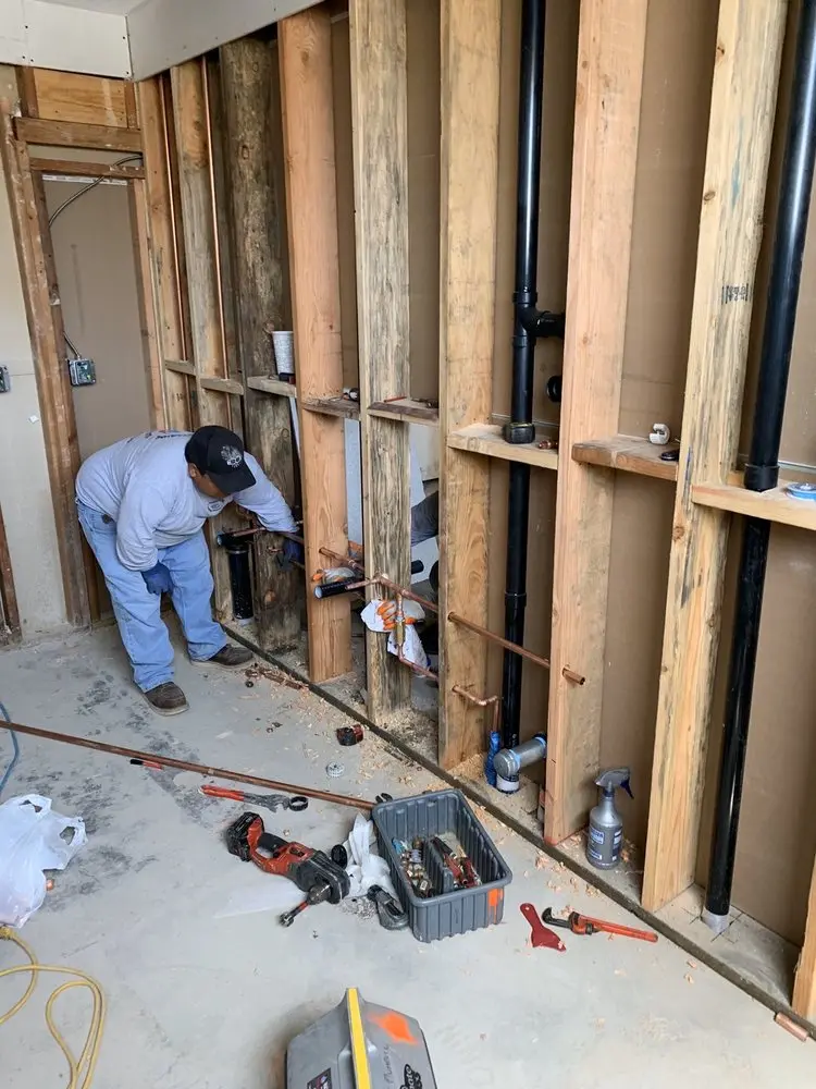 Commercial rough-in plumbing for Gas Line Repair in Bahre Corner